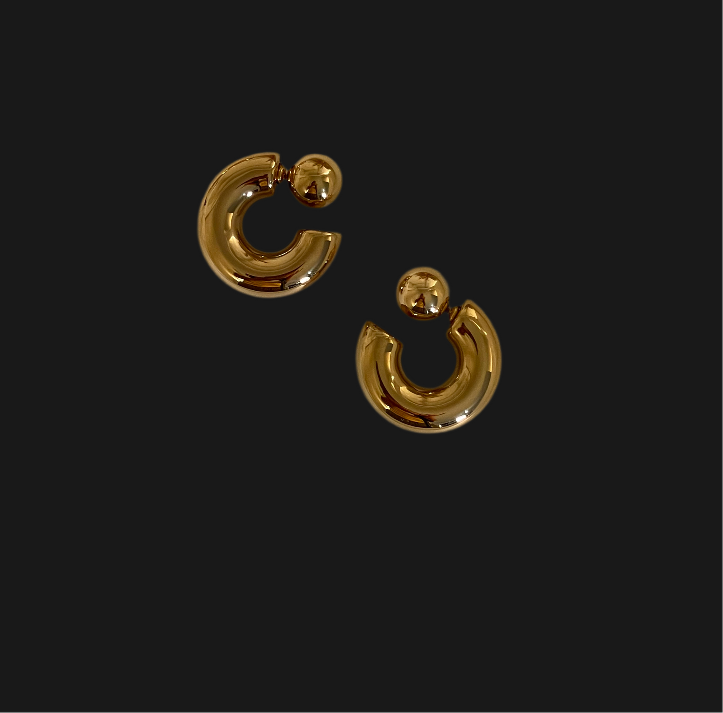 Chunky Hoop Earrings